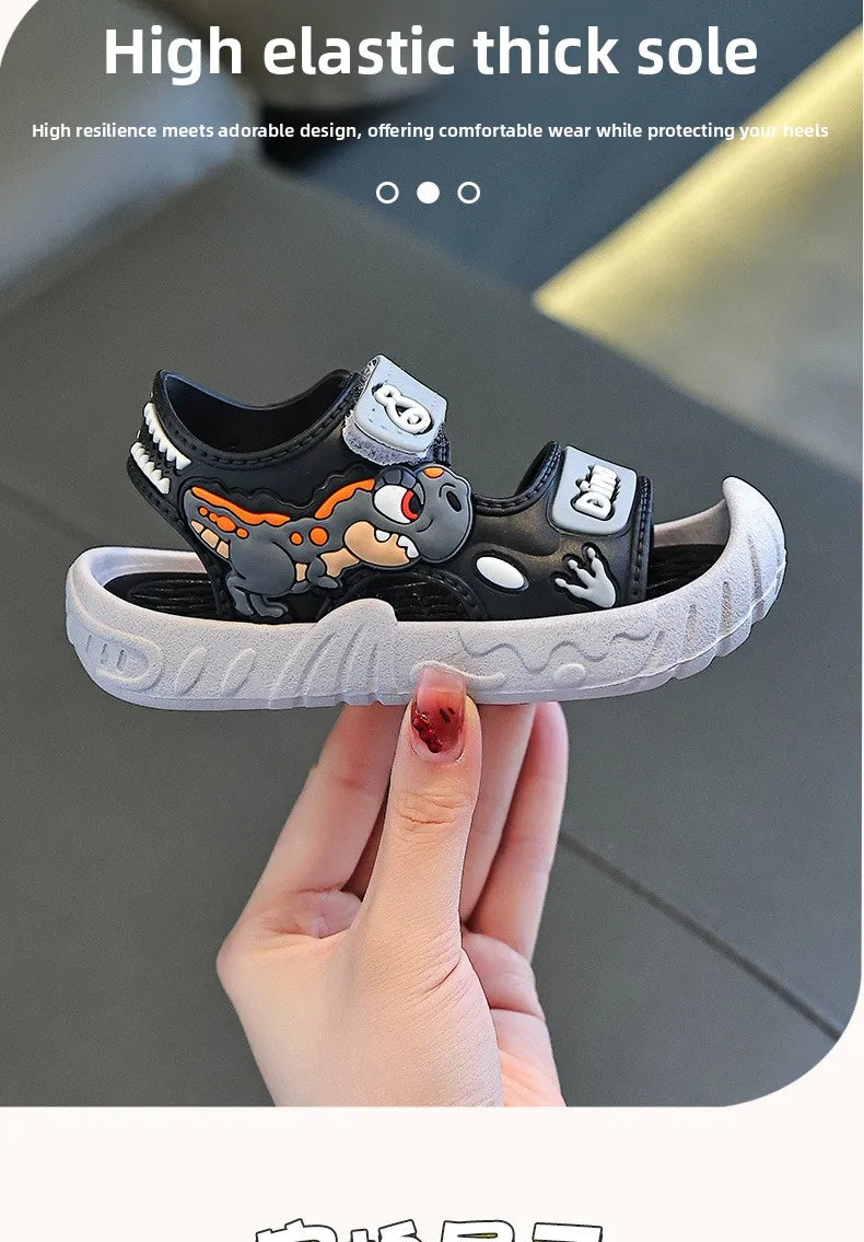 Kids Sport Sandals Breathable Velcro Shoes for Children