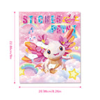 1/2PCS CutteeyFyry Sticker Book By Number Unicorn Stickers Paint Book For Kids Paint by Number Sticker Book Keep Kids Busy