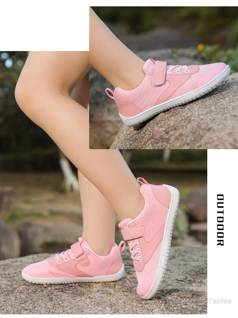 Kids Wide Barefoot Shoes Minimalist Sneakers for Growing Feet