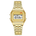 Rose Gold Digital Sports Watch – Retro Electronic Wristwatch