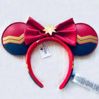 Disney Princess Headband Mickey Ear Rapunzel Sequin Bow Hair Hoop Birthday Gift Girl Accessories Halloween Gift Christmas Jack