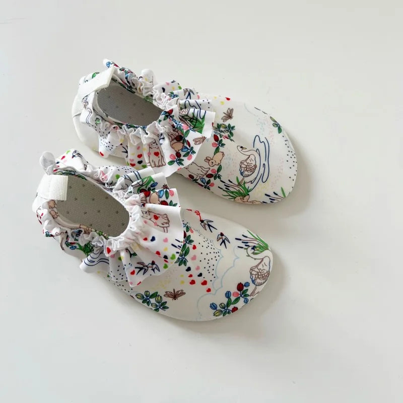 Kids Quick Dry Swimming Shoes Cartoon Beach Sandals for Children