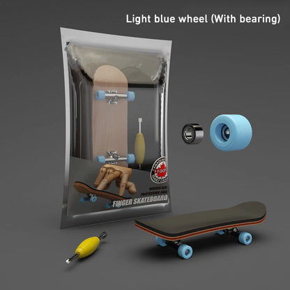 Maple Wood Finger Skateboard Toy | Mini Puzzle & Anti-Stress Gift