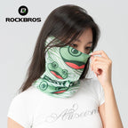 ROCKBROS Cycling Face Mask Sun Protection Hooded Scarfs Summter Breathable Bike Headband Motorcycle MTB Road Bicycle Headscarf