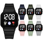 Kids Football LED Digital Sports Watch – Silicone Wristwatch