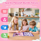 1/2PCS CutteeyFyry Sticker Book By Number Unicorn Stickers Paint Book For Kids Paint by Number Sticker Book Keep Kids Busy
