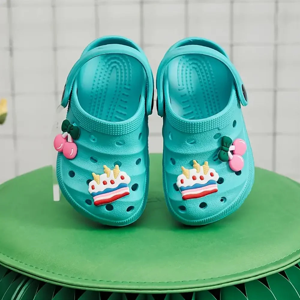 Kids DIY Cartoon Sandals Breathable Summer Slippers for Children