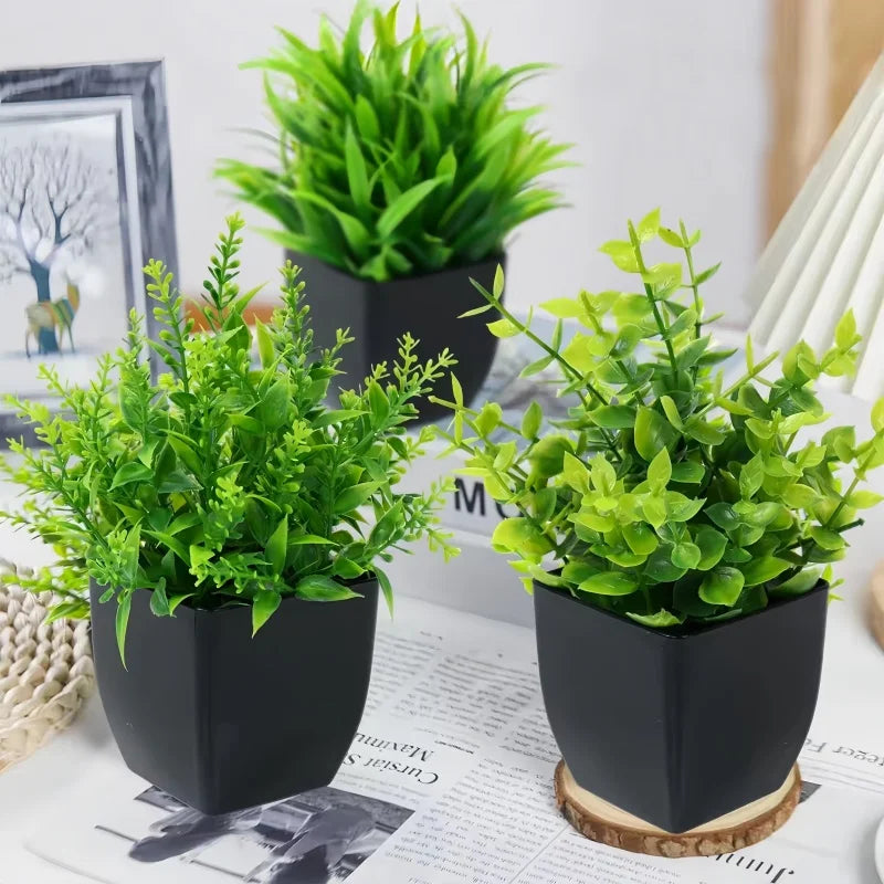 1pc Artificial Green Plants, Home Greening, Outdoor Gardens, Office Decoration, Birthday, Wedding and Party Scene Decorations