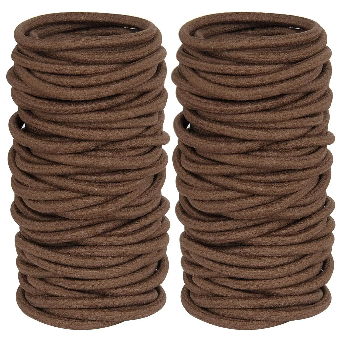 10/50pcs 4mm Mix Color Black No Damage Elastics Hair Ties Bands Leagues Pony Tails Holders for Men Women Girls and Boys Bulk