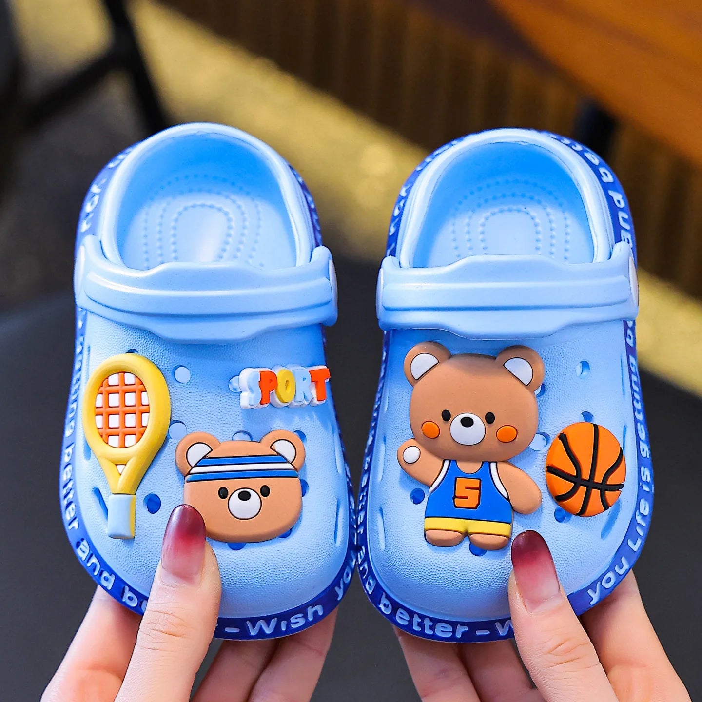 Kids Cartoon Summer Sandals Soft Garden Shoes for Children