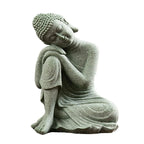 Stone Buddha Statue Ornaments Creative Craft Tabletop Statue Gift for Housewarmin