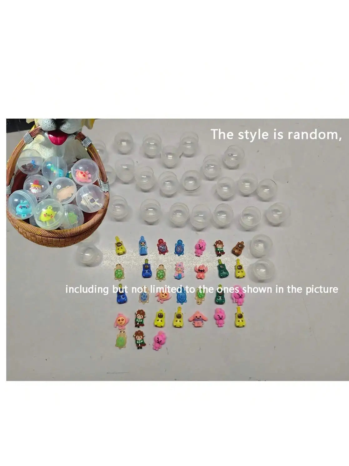 50pcs Capsule Dolls Blind Box Surprise Ball, Mini Round Cute Capsule, Perfect Party Favors,Treasure Classroom Prizes