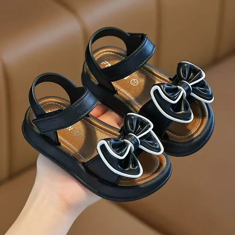 Girls Bow Princess Sandals Stylish Summer Shoes for Kids