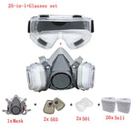 6200 Half Face Dust Mask – 503 5N11 Particle Filters & Goggles Set