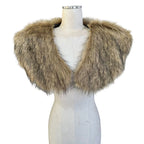 Medieval Viking Fur Cape Shawl Faux Fur Collar Shoulder Cloak Retro Warrior Knight Hunter Pirate Halloween Cosplay Costume