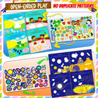Children's Reusable Stickers Books Cartoon Stationery Stickers for Kids Early Education Cartoon Cute Stickers for Children Gift