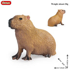 Oenux New Wild Animals Forest Orangutan Pigeon Hedgehog Aardvark Capybara Action Figure Model Figurines PVC Collection Kids Toy