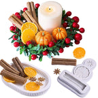 Autumn Candle Silicone Mold DIY Handmade Lemon Cinnamon Star Anise Nuts Pumpkin Molds Plaster Resin Chocolate Cake Decor Supplie