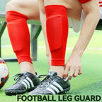 Loogdeel 1 Pair Football Socks Soccer Leg Brace Sleeves Breathable Sport Sock Adult Kids Shin Guards Calf Protection Leg Cover