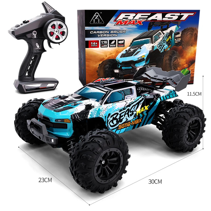 SG116MAX High Speed RC Car 4WD Brushless Off-Road Racing Toy