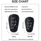 Loogdeel Mini Shin Pads Wear-resistant Shock Absorbing Soccer Leg Protector Football Training Shin Guards Soccer Training