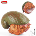 Oenux Simualtion Cute Forest Wild Animals Action Figures Owl Pangolin Manatee Rabbit Model Miniature Cake Toppers Kids Gift Toy