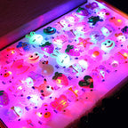 10/20PCS Glowing Ring Toy Kids Gift Birthday Party Favor Gift Friends Guest Giveaways Carnival Christmas Gifts Children Pinata