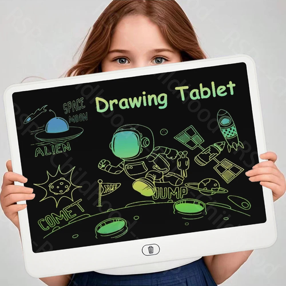 8/11/13/16 Inch LCD Drawing Tablet Writing Board Kids Doodle Painting Handwriting Pad Toy for 3 4 5 6 7 8 Years Girls Boys Gifts
