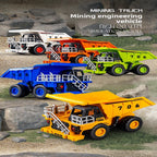 1pcs Mini Children Inertia Car Toy Simulation Mining Engineering Car Toy Model Creative  Games Pull Back Car Mining Car Boy Gift
