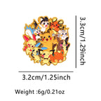 Cute Elf Enamel Pins Kawaii Cartoon Character Brooch Clothing Backpack Lapel Badges Fashion Jewelry Accessories For Friends Gift