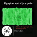 Halloween Glow in The Dark Spider Web, Halloween Decorations, Stretch Fake Spider Webs for Outdoor Indoor Courtyard Creepy Decor