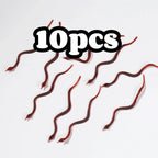 50pcs Realistic Bugs Funny Toy Fake Cockroach Novelty Insects Halloween Prank Simulation Tricky Disgusting Scary Party Supplies