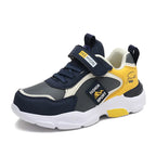 Autumn and Winter Children's Shoes, Boys' Sports Shoes, Leather Surface, Breathable, Non-Slip, Versatile Sports Shoes for Middle-Aged and Older Children, Elementary School Students