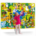 Zoo Animals Felt Story Board Montessori Learning Toy
