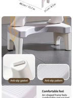 New Bathroom Squatty Potty Toilet Stool for Children Pregnant Woman Seat Elderly Toilet Foot Stand Stool Bathroom Accessories