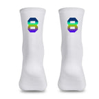 WEST BIKING Professional Cycling Breathable Socks Bicycle Racing Compression Socks Men Soccer Basketball Sports Reflective Socks