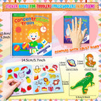 Children's Reusable Stickers Books Cartoon Stationery Stickers for Kids Early Education Cartoon Cute Stickers for Children Gift