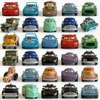 #NEW Children Car Pixar Cars 2 3 Lightning McQueen Fillmore Frank 1：55 Metal Model Racing Car Toy Children's Birthday Gift