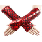 Women's Mermaid Cosplay Fingerless Gloves – Color Change Stage Accessory