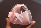 Girls Rhinestone Flower Shoes Princess Dress Pumps for Kids