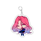 Anime Alien Stage Chibis Keychain Luka Ivan Till Mizi Hyuna Sua Key Ring Game Accessories  Backpack Pendant Prop Jewelry Gift
