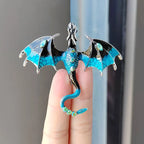Fashion Enamel Dragon Brooches For Men Women Rhinestone Flying Dragon Clothes Suit Party Office Brooch Pins Jewelry Accessories