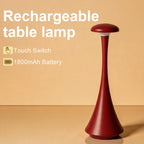 GGbingo Mushroom Table Lamp Rechargeable Wireless Touch Lamp Creative Desk Lamp USB-C Desk Lamp Bedroom Atmosphere Light