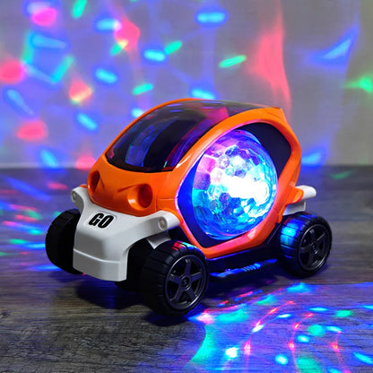 Electric Music Toy Car with Lights Dazzling Turn for Boys Gifts