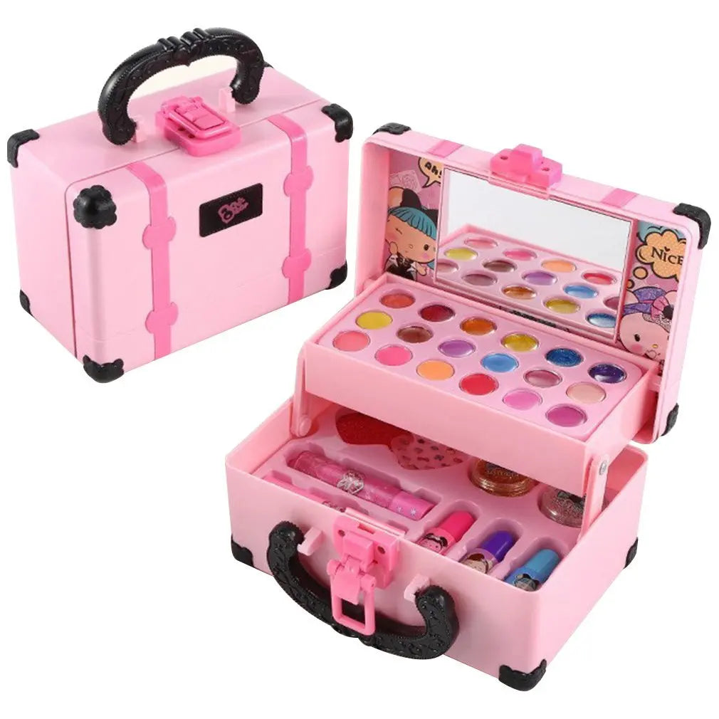 Children Makeup Cosmetics Pretend Playing Princess Kit
