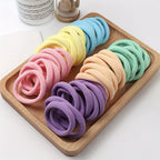 50/100pcs Soft Elastic Hair Ties Hair Bands Decorative Hair Accessories Set For Baby Girls