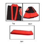 New Ninja Cosplay Anime Kimono Dress Girl Halloween Costume for Kid Skirt Suit Festival Carnival Disguise Women Masquerade