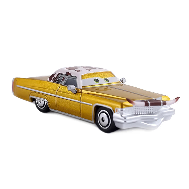 Cartoon Pixar Cars Tractors 1/55 Metal Die Casting Model Car Alloy Material Anime Figure Collectibles Racing Toys Birthday Gifts
