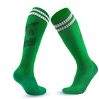 Loogdeel Soccer Socks Stretchy Compression Knee High Tube Socks Men Women Teens Kid Breathable Football Athletic Sports Socks