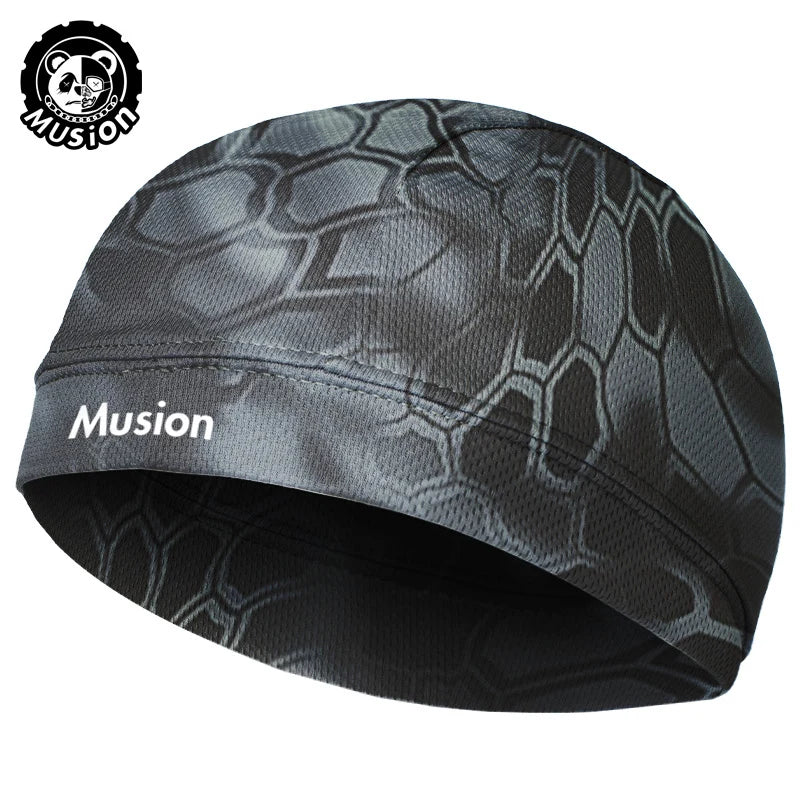 Musion Original Design Motorcycle Head Cover Helmet Cap  Moisture Wicking Dry Fit Skull CapHelmet Inner Helmet for Cycling
